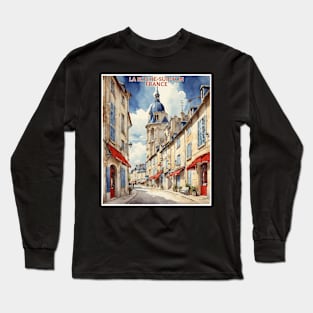 La Roche Sur Yon France Vintage Travel Poster Tourism Long Sleeve T-Shirt